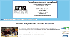 Desktop Screenshot of plymouthcantonliteracy.org